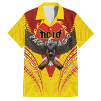 American Samoa Fautasi Race Family Matching Short Sleeve Bodycon Dress and Hawaiian Shirt Pago Pago-Aeto Samoan Tattoo and Eagle