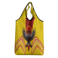 American Samoa Fautasi Race Grocery Bag Pago Pago-Aeto Samoan Tattoo and Eagle LT03 - Polynesian Pride