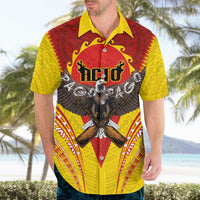American Samoa Fautasi Race Hawaiian Shirt Pago Pago-Aeto Samoan Tattoo and Eagle