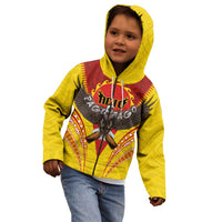 American Samoa Fautasi Race Kid Hoodie Pago Pago-Aeto Samoan Tattoo and Eagle LT03 - Polynesian Pride