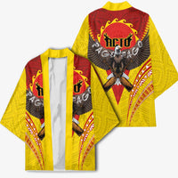 American Samoa Fautasi Race Kimono Pago Pago-Aeto Samoan Tattoo and Eagle LT03 - Polynesian Pride