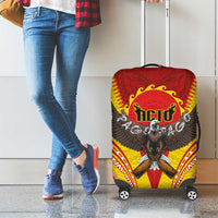 American Samoa Fautasi Race Luggage Cover Pago Pago-Aeto Samoan Tattoo and Eagle LT03 - Polynesian Pride