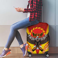 American Samoa Fautasi Race Luggage Cover Pago Pago-Aeto Samoan Tattoo and Eagle LT03 - Polynesian Pride