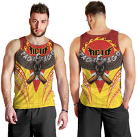 American Samoa Fautasi Race Men Tank Top Pago Pago-Aeto Samoan Tattoo and Eagle LT03 - Polynesian Pride