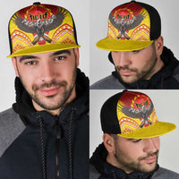 American Samoa Fautasi Race Mesh Trucker Cap Pago Pago-Aeto Samoan Tattoo and Eagle LT03 - Polynesian Pride