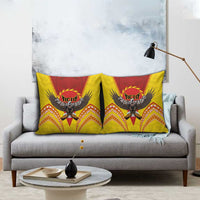 American Samoa Fautasi Race Pillow Cover Pago Pago-Aeto Samoan Tattoo and Eagle LT03 - Polynesian Pride