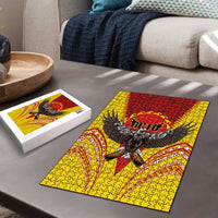 American Samoa Fautasi Race Puzzle Pago Pago-Aeto Samoan Tattoo and Eagle