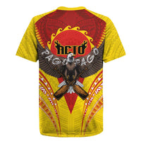 American Samoa Fautasi Race Rugby Jersey Pago Pago-Aeto Samoan Tattoo and Eagle LT03 - Polynesian Pride