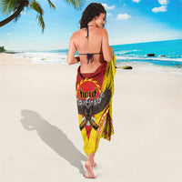 American Samoa Fautasi Race Sarong Pago Pago-Aeto Samoan Tattoo and Eagle LT03 - Polynesian Pride