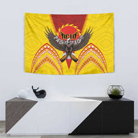 American Samoa Fautasi Race Tapestry Pago Pago-Aeto Samoan Tattoo and Eagle LT03 - Polynesian Pride