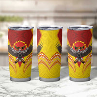 American Samoa Fautasi Race Tumbler Cup Pago Pago-Aeto Samoan Tattoo and Eagle LT03 - Polynesian Pride