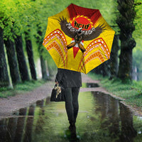 American Samoa Fautasi Race Umbrella Pago Pago-Aeto Samoan Tattoo and Eagle LT03 - Polynesian Pride