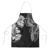 Japanese Irezumi and Hawaiian Polynesian Art Tattoo Apron Black Color LT03 Black - Polynesian Pride