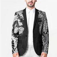 Japanese Irezumi and Hawaiian Polynesian Art Tattoo Blazer Black Color LT03 - Polynesian Pride