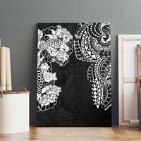 Japanese Irezumi and Hawaiian Polynesian Art Tattoo Canvas Wall Art Black Color LT03 - Polynesian Pride