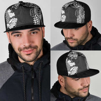 Japanese Irezumi and Hawaiian Polynesian Art Tattoo Mesh Trucker Cap Black Color LT03 - Polynesian Pride
