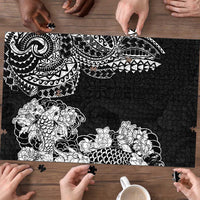Japanese Irezumi and Hawaiian Polynesian Art Tattoo Puzzle Black Color LT03 - Polynesian Pride