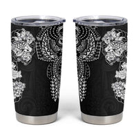 Japanese Irezumi and Hawaiian Polynesian Art Tattoo Tumbler Cup Black Color - Polynesian Pride