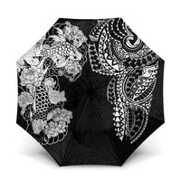 Japanese Irezumi and Hawaiian Polynesian Art Tattoo Umbrella Black Color - Polynesian Pride