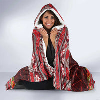 Hawaii KaUla Wena Volcano Turtle Hooded Blanket Lava and Tropical Plants Tribal Pattern LT03 - Polynesian Pride