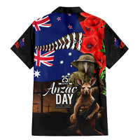 New Zealand and Australia ANZAC Day Family Matching Mermaid Dress and Hawaiian Shirt National Flag mix Kiwi Bird and Kangaroo Soldier Style LT03 - Polynesian Pride