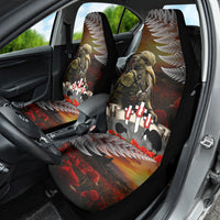 New Zealand ANZAC Day Car Seat Cover The Ode of Remembrance and Silver Fern