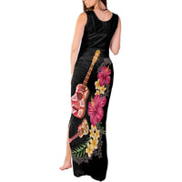 Ukulele mix Polynesian Flower Tank Maxi Dress Hawaiian Tribal Pattern LT03 - Polynesian Pride