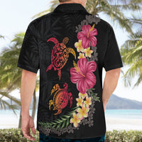 Hawaiian Flower and Tribal Turtle Hawaiian Shirt Colorful Style LT03 - Polynesian Pride
