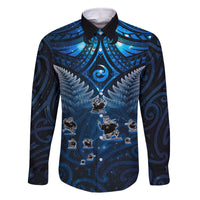 New Zealand Matariki Family Matching Mermaid Dress and Hawaiian Shirt Maori Pattern and Kiwi Bird Haka Dance Sky Night