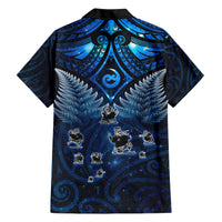 New Zealand Matariki Hawaiian Shirt Maori Pattern and Kiwi Bird Haka Dance Sky Night LT03 - Polynesian Pride