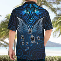 New Zealand Matariki Hawaiian Shirt Maori Pattern and Kiwi Bird Haka Dance Sky Night LT03 - Polynesian Pride