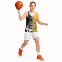 Aotearoa New Zealand And Australia Basketball Custom Basketball Jersey Maori Tribal Tattoo And Aboriginal Dot Art Heritage