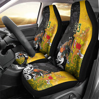 Aotearoa New Zealand And Australia Basketball Custom Car Seat Cover Maori Tribal Tattoo And Aboriginal Dot Art Heritage