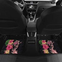 Hawaiian Tropical Plants Turtle and Shark Car Mats Polynesian Art Tattoo