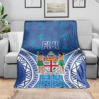 Fiji Day Blanket Fijian Masi Tribal Hibiscus Tattoo and Tapa Pattern LT03 - Polynesian Pride