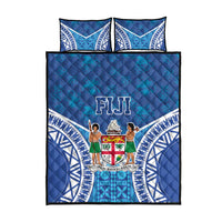 Fiji Day Quilt Bed Set Fijian Masi Tribal Hibiscus Tattoo and Tapa Pattern LT03 - Polynesian Pride