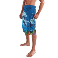 Polynesian Scuba Diving Lavalava Beauty Corals with Underwater and Polynesian Pattern LT03 - Polynesian Pride