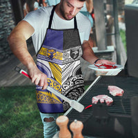 Rugby Niue and Aotearoa Apron Hiapo with Maori Moko Tribal Heritage Tattoos - Polynesian Pride