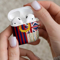 Hawaiian Tropical Plants Lei AirPods Case National Flag Style LT03 - Polynesian Pride