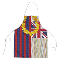 Hawaiian Tropical Plants Lei Apron National Flag Style - Polynesian Pride