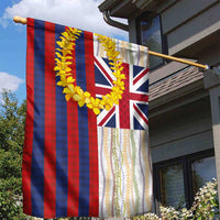 Hawaiian Tropical Plants Lei Garden Flag National Flag Style - Polynesian Pride