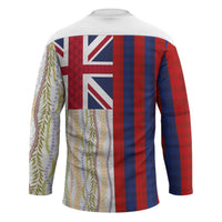 Hawaiian Tropical Plants Lei Hockey Jersey National Flag Style LT03 - Polynesian Pride