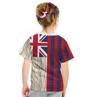Hawaiian Tropical Plants Lei Kid T Shirt National Flag Style LT03 - Polynesian Pride