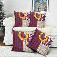Hawaiian Tropical Plants Lei Pillow Cover National Flag Style - Polynesian Pride