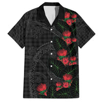 Hawaiian Kakau Art Family Matching Long Sleeve Bodycon Dress and Hawaiian Shirt Taro Leaves with Ohia Lehua and Pakala Pattern - Polynesian Pride