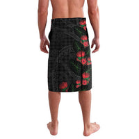 Hawaiian Kakau Art Lavalava Taro Leaves with Ohia Lehua and Pakala Pattern - Polynesian Pride