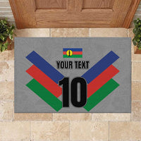 Custom New Caledonia-The Kagus Rubber Doormat