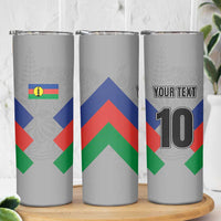 Custom New Caledonia-The Kagus Skinny Tumbler