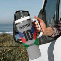 Custom New Caledonia-The Kagus Tumbler With Handle