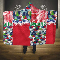 Hawaiian Floral Kakau Tropical Leaves-Sporty Style Hooded Blanket LT03 - Polynesian Pride
